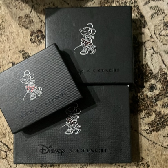 NWT! Coach box, Collector, edition Disney MM three piece set black - Picture 5 of 5